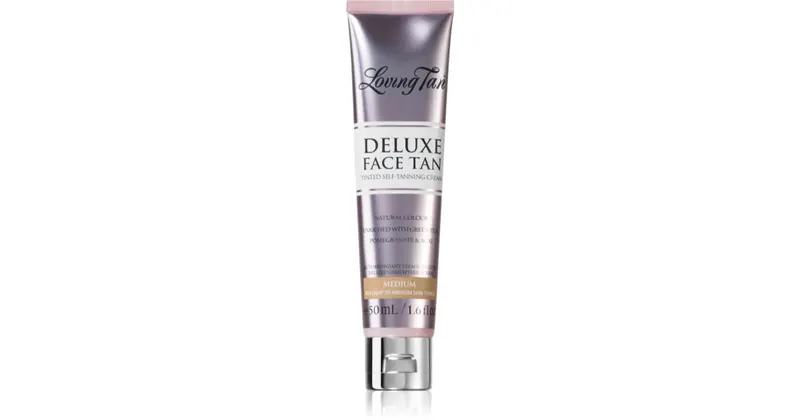 Loving Tan Samoopalający krem do twarzy Deluxe Tan Kolor ciemny 50 ml