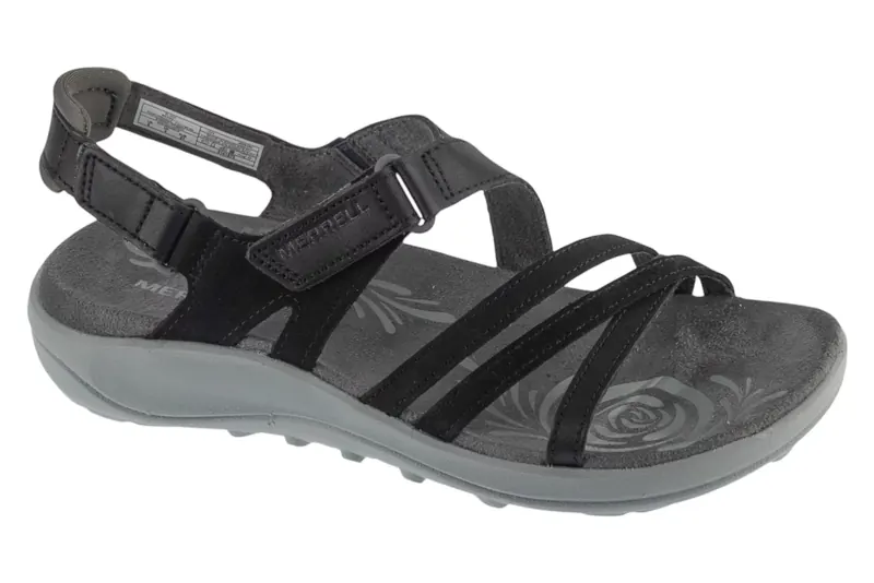Merrell Harbor Backstrap J008362, Damskie, Czarne, sandały, skóra licowa, rozmiar: 40