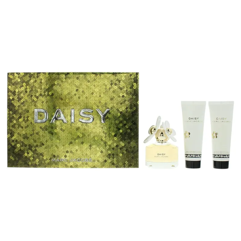 Marc jacobs Zestaw Marc Jacobs: Daisy Eau De Toilette dla kobiet 50 ml + Daisy Hydrating balsam do ciała 75 ml + Daisy Shower Gel do wszystkich typów