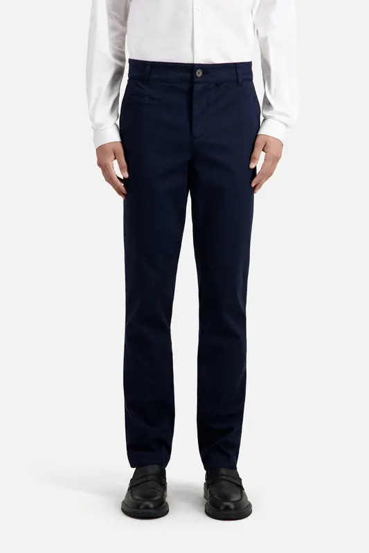 The Kooples Pantalon Chino Navy Maat: 46 | Chino's Outlet | Heren | Blauw