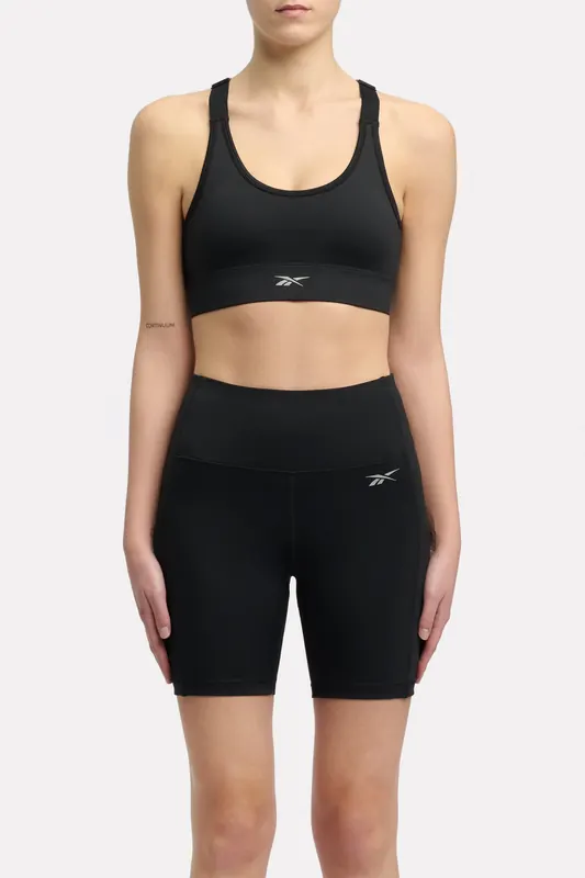 Reebok Core High Impact Bra Run Black Maat: M | Sport BH's Outlet | Dames | Zwart