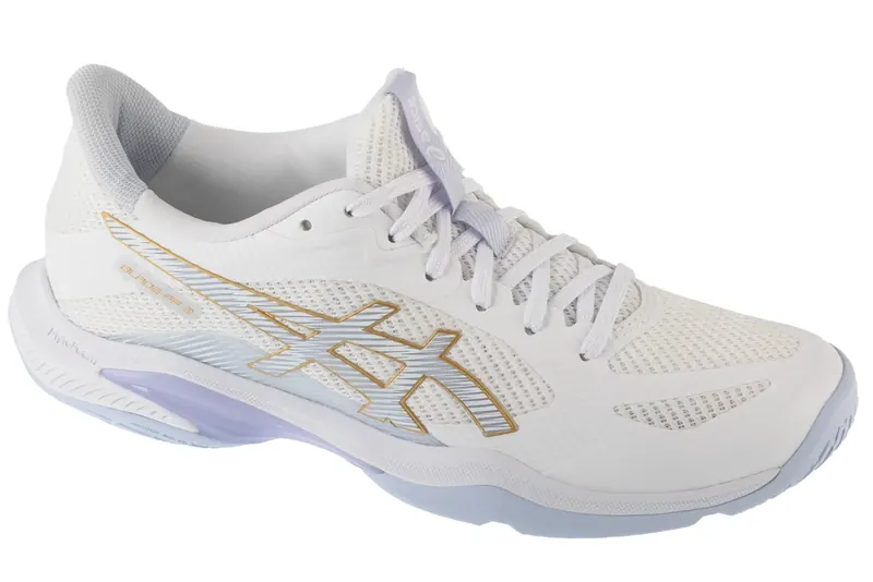 ASICS Blade FF 2 1072A120-101, Damskie, Białe, buty do squasha, przewiewna siateczka, rozmiar: 37