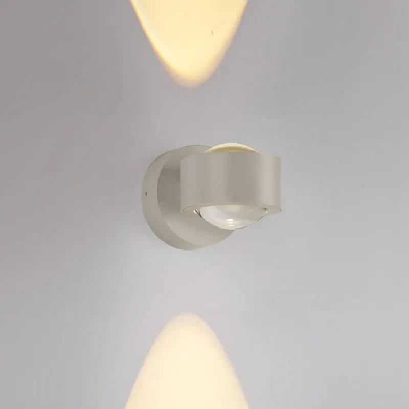 JUST LIGHT. kinkiet LED Chia, piaskowa, żelazna, 3000 K