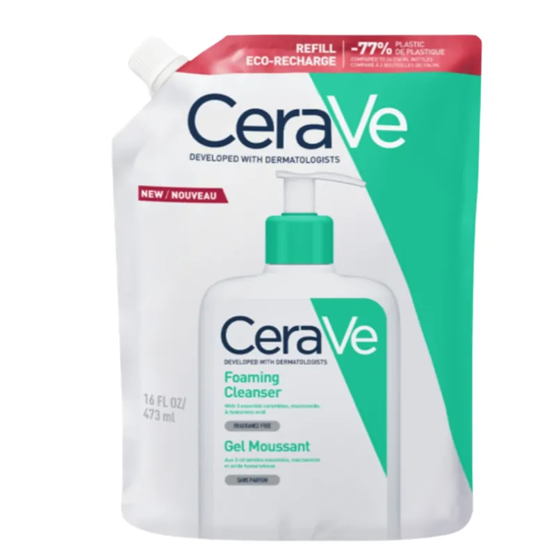 CeraVe Oczyszczający Żel do Mycia Skóry Normalnej i Tłustej Refill 473 ml