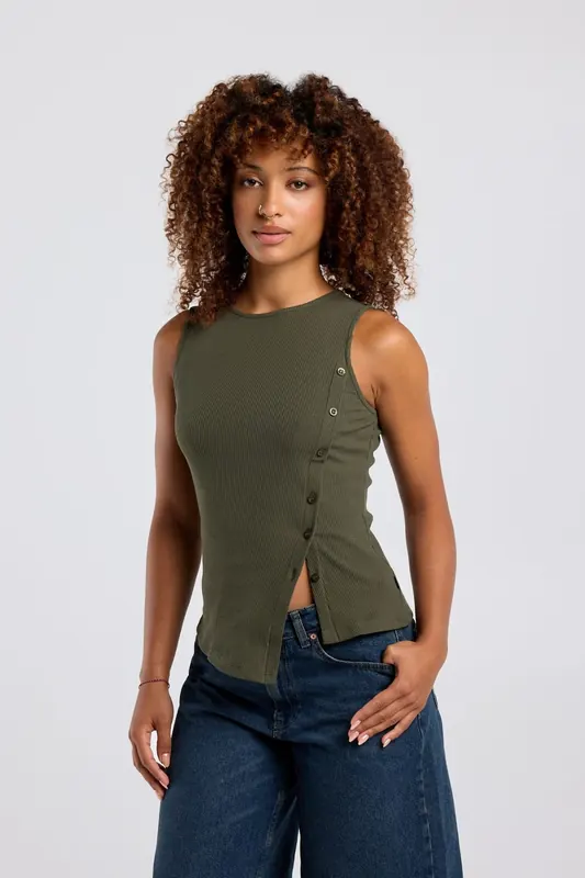 America Today Gabria Dark Army Maat: S | Slipjes Outlet | Dames | Bruin