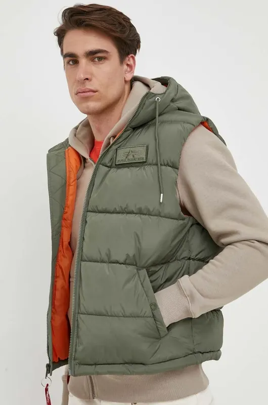 Alpha Industries bezrękawnik Hooded Faux Down Puffer
