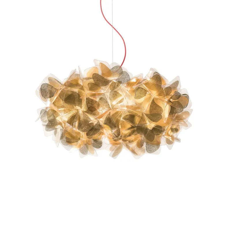 Lampa wisząca Slamp Clizia Mama Non Mama, Ø53cm, złoty/czerwony