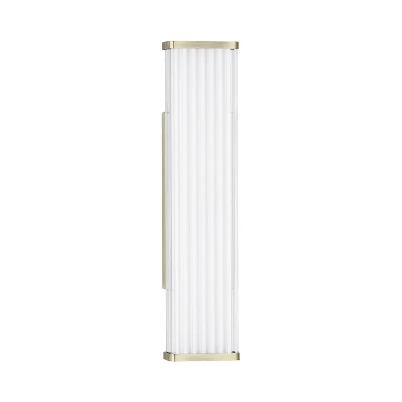 Metalowy kinkiet LED w kolorze matowego złota Misty – Nova Luce