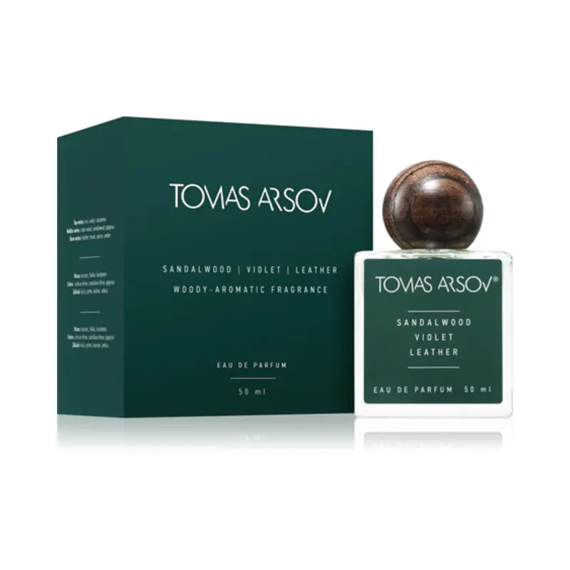 Tomas arsov Sandał Fioletowy Skórzany EDP - 50 ml