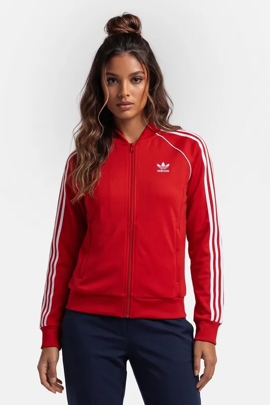 Adidas Originals Sst Adicolor Classics Track Top Better Scarlet Maat: M | Longsleeves Outlet | Dames