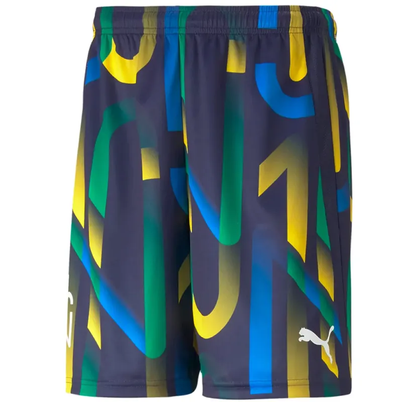 Puma Neymar Jr Future Printed Short 605552-06, Męskie, Wielokolorowe, spodenki, poliester, rozmiar: XS