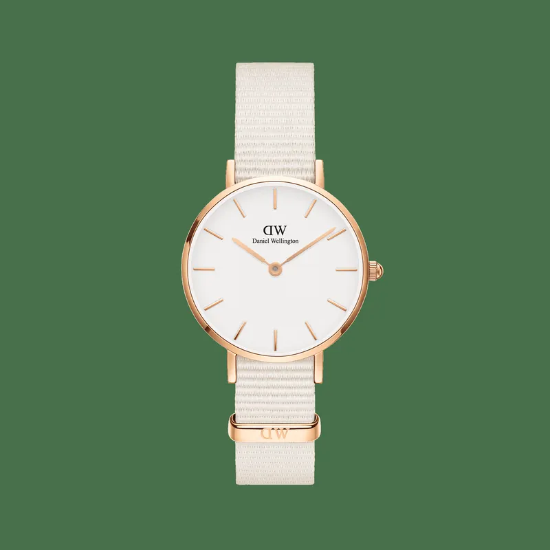 Daniel Wellington DW Watch Federica Scagnetti x DW: Petite Chalk Nato Rose Gold 28mm