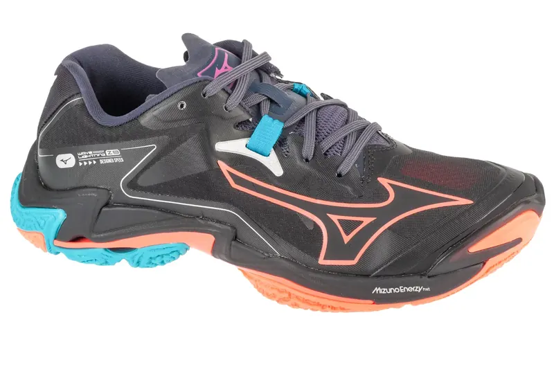 Mizuno Wave Lightning Z8 V1GA240006, Unisex, Czarne, buty do siatkówki, syntetyk, rozmiar: 46,5