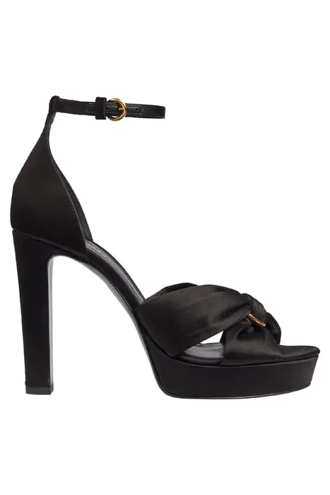 LK Bennett Aysha Sandal Black Maat: 40 | Sandalen Outlet | Dames | Zwart