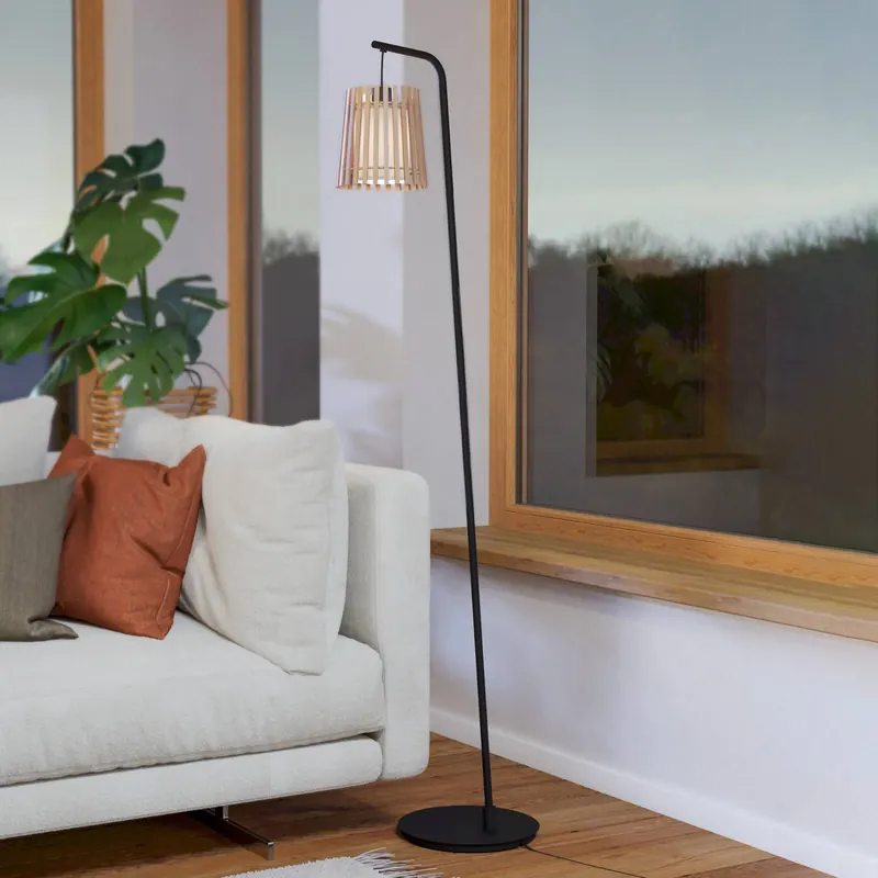 Lampa stojąca Fattoria z podwójnym kloszem