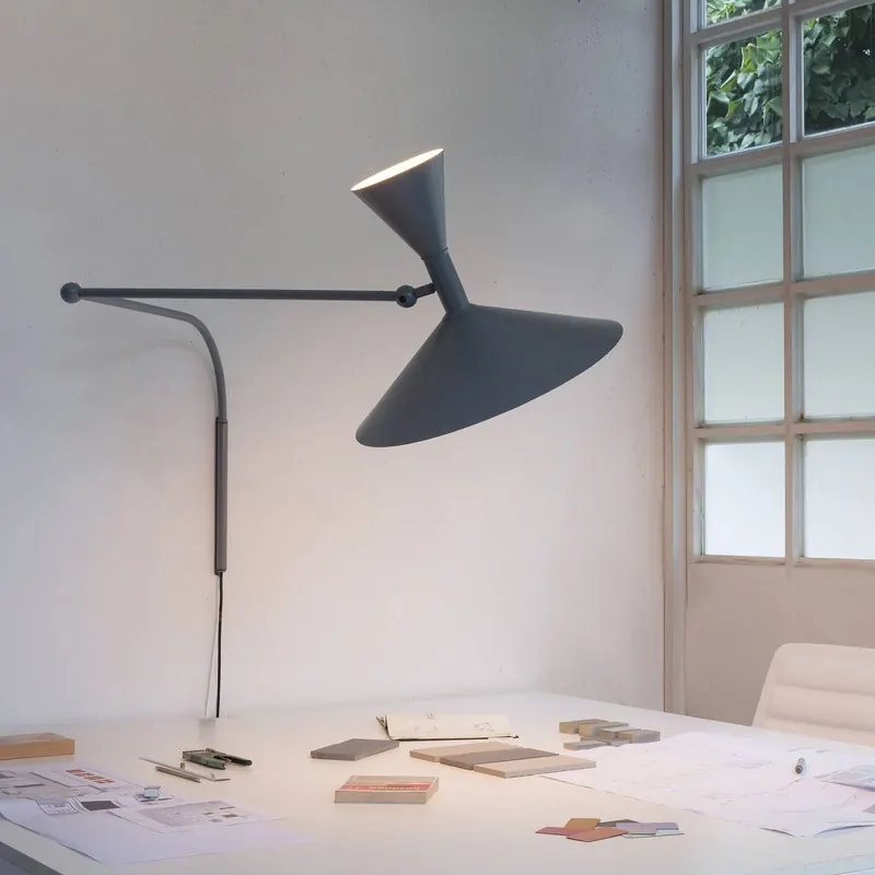 Kinkiet Nemo Lampe de Marseille, szary matowy