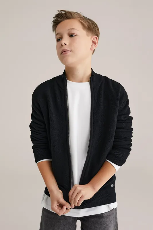 We Fashion Cardigan Black Maat: 98/104 | Truien Outlet | kids | Zwart