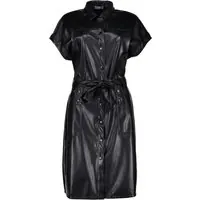 Geisha Dress Pu Black Maat: XL | Blousejurken Outlet | Dames | Zwart