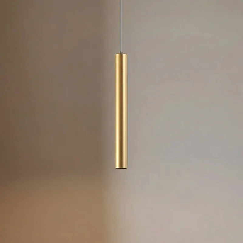 Lampa wisząca LED Lindby Lumaro, złota, 27 cm, 48 V, ściemniana
