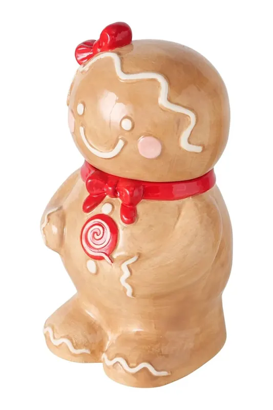 Boltze pojemnik z pokrywką świąteczny Ginger 800 ml