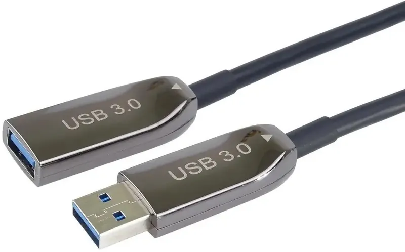 Predlžovací kábel PremiumCord Usb-a samec Usb-a samica, 10 m, čierny