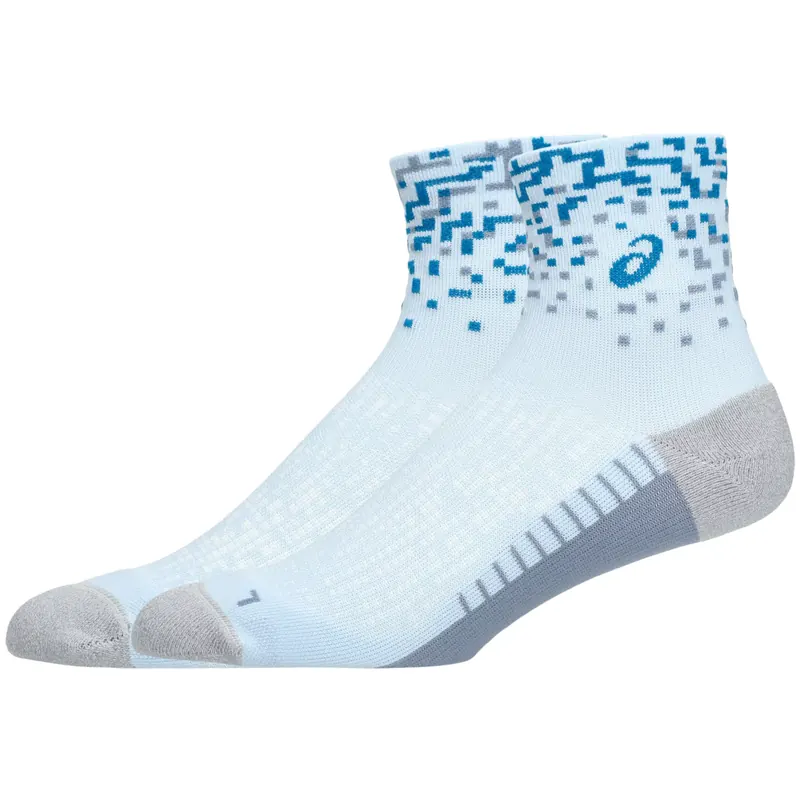 ASICS Performance Run Quarter Sock 3013B284-400, Unisex, Niebieskie, skarpetki, nylon, rozmiar: 35-38