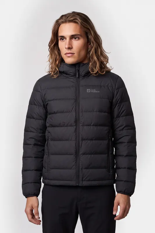 Jack Wolfskin Ather Down Hoody Black Maat: 3XL | Winterjassen Outlet | Heren | Zwart