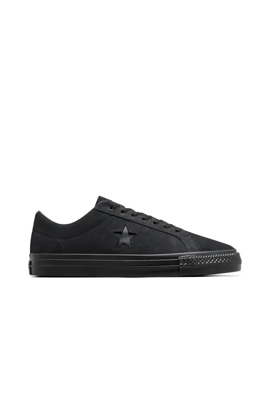 Converse Unisex One Star Pro Ox Black/black/black Maat: 39 | Sneakers Outlet | Unisex | Zwart
