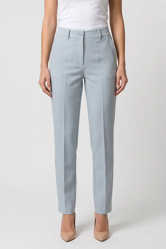 GUESS  Eco New Carla Crepe Pant Coronado Blue Maat: XS | Pantalons Outlet | Dames | Blauw