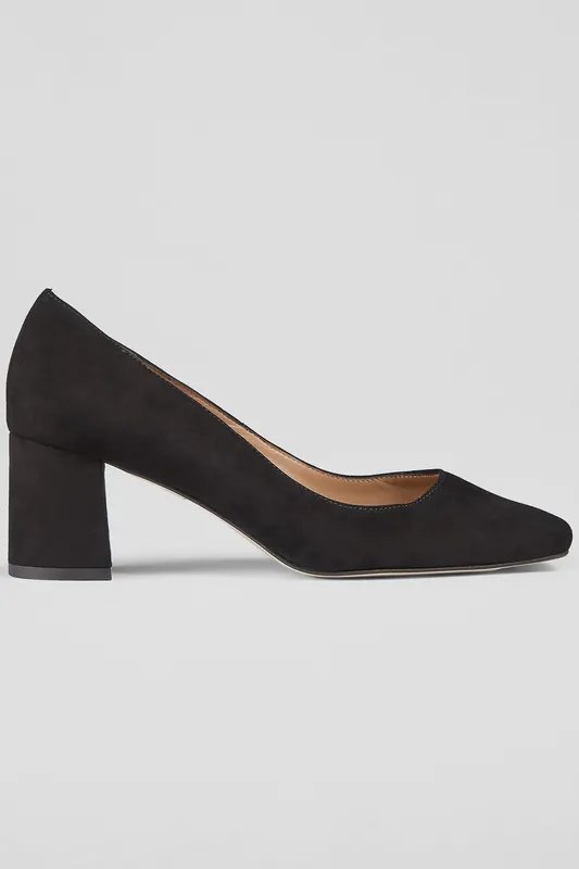 LK Bennett Cc Sally Square Toe Court Black Maat: 38 | Pumps Outlet | Dames | Zwart