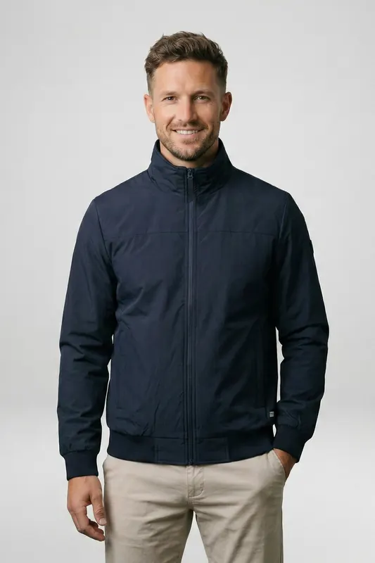 Cars Jeans Aytor Polyester Navy Maat: S | Lichte Jassen Outlet | Heren | Blauw