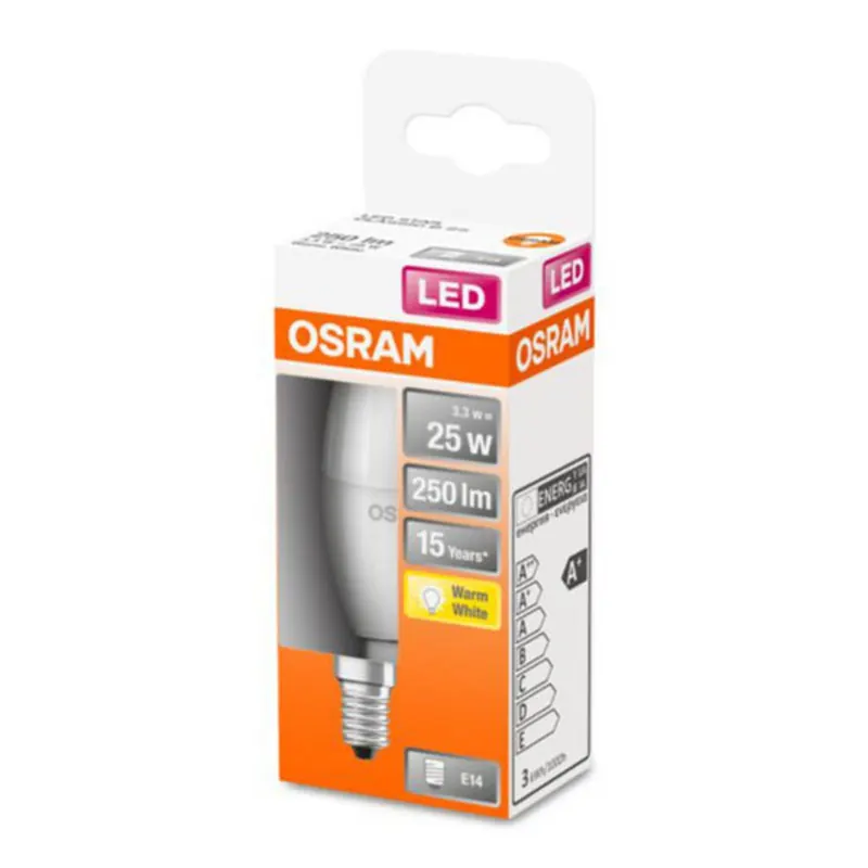 Żarówka LED OSRAM Classic B E14 2,5 W 2700 K, matowa