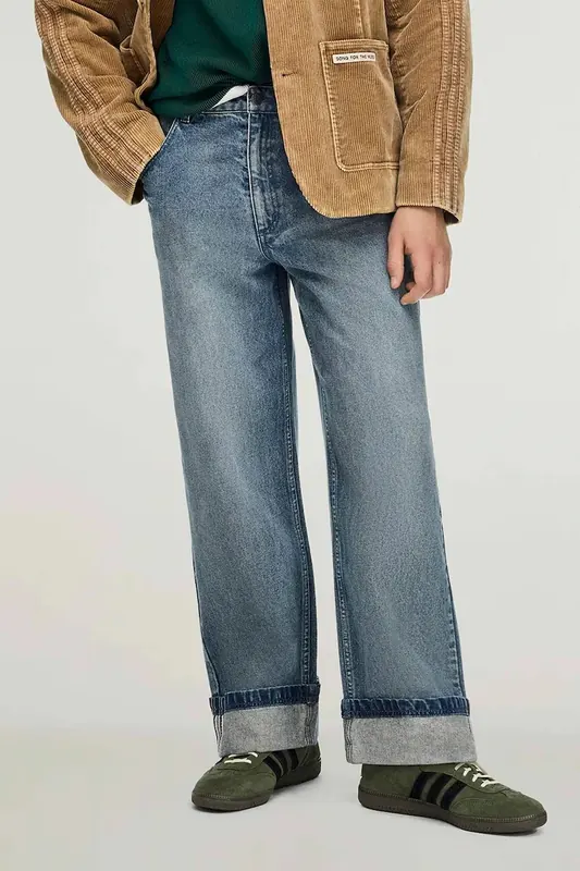 adidas Originals x SFTM jeansy męskie