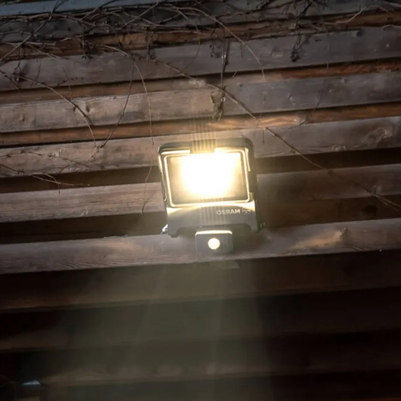 Reflektor zewnętrzny OSRAM ENDURA FLOOD, szary, czujnik 50 W 840 IP44