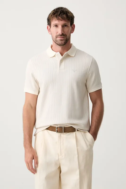 Barbour polo męskie z bawełną Harworth