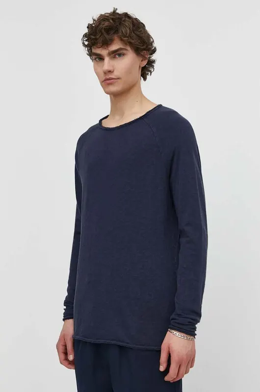 American Vintage longsleeve bawełniany T-SHIRT ML COL ROND