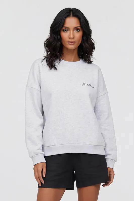 Odd Muse Crewneck Sweatshirt Grey Maat: XXXL | Sweaters Outlet | Dames | Grijs