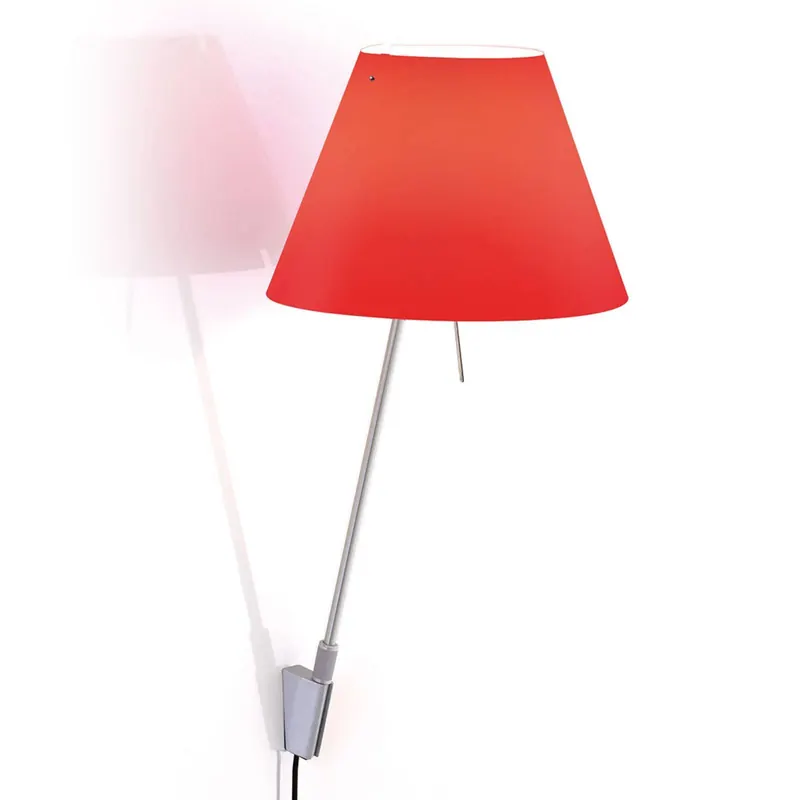 Luceplan Costanzina lampa ścienna, czerwona