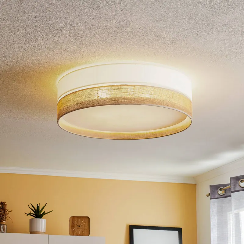 Lampa sufitowa Linobianco, Ø 60 cm