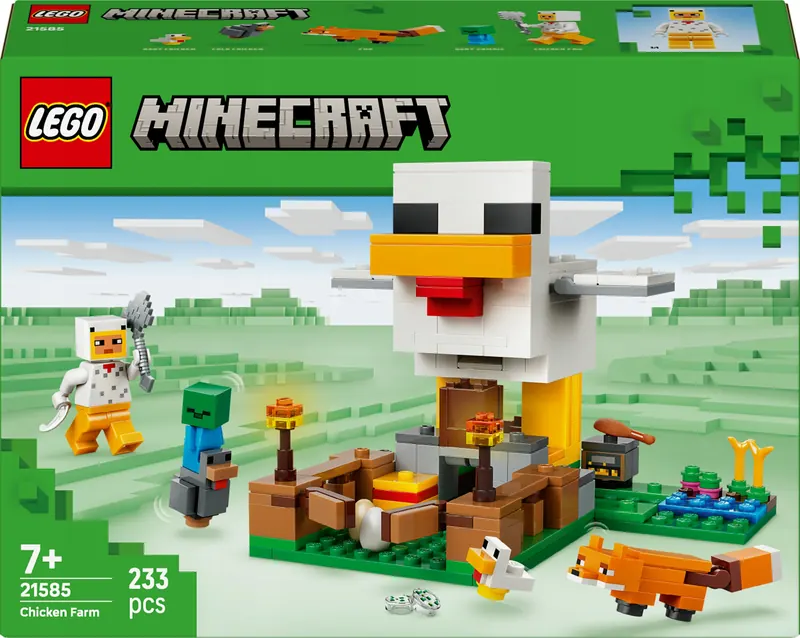 Lego Minecraft Farma kurczaków 21585