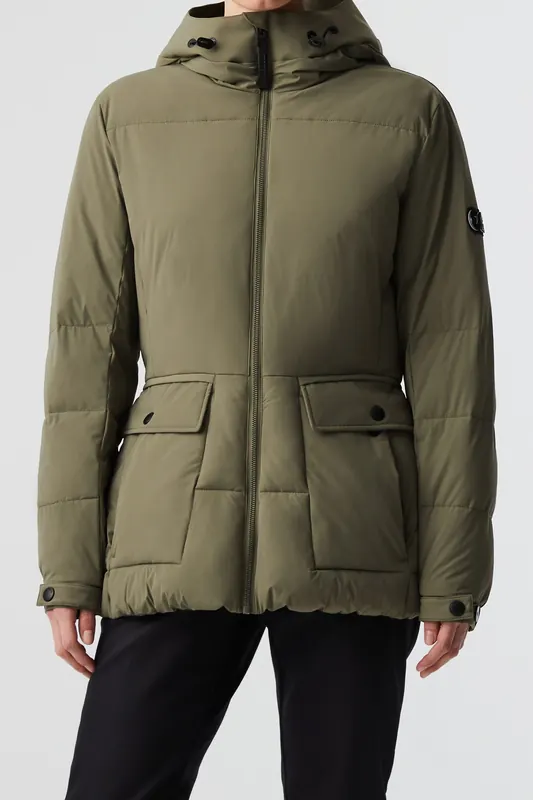 AlphaTauri Olas V1.y8.02 Jacket Olive Maat: S | Winterjassen Outlet | Dames | Bruin