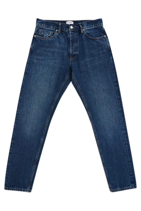No Label Austin Selvedge Denim Cotton Mid Blue Maat: W31L34 | Slim Jeans Outlet | Heren | Blauw