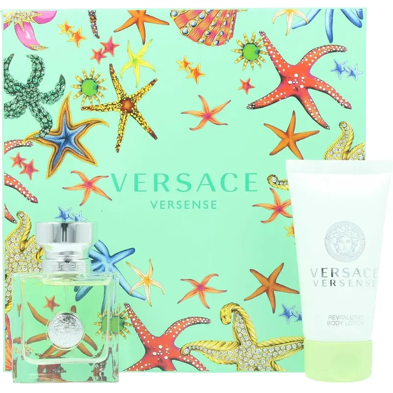 Versace Zestaw Versace: Versense Eau De Toilette dla kobiet 30 ml + Versense odżywczy balsam do ciała do całego ciała 50 ml