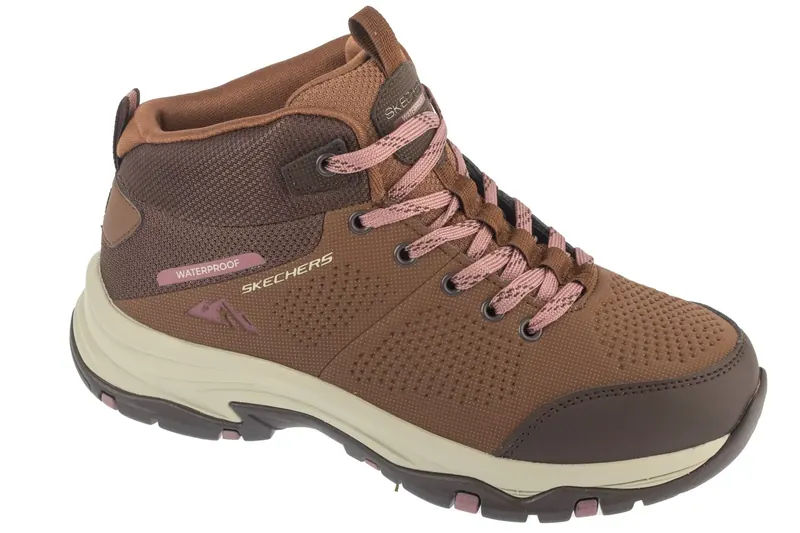 Skechers Trego - Trail Destination 180005-BRMT, Damskie, Brązowe, buty trekkingowe, syntetyk, rozmiar: 40