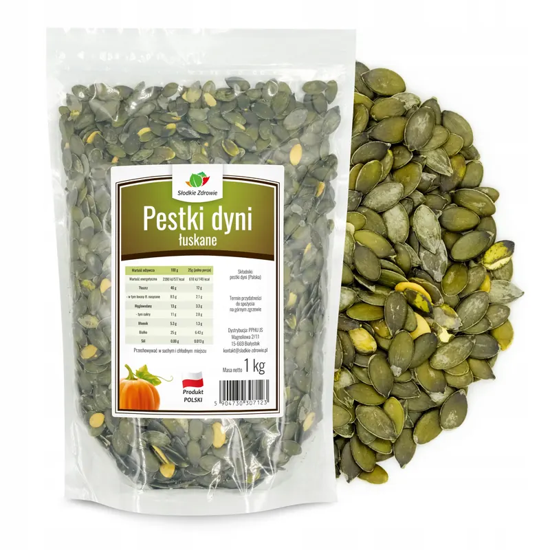 Pestki Dyni Łuskane Świeże Polskie 1kg