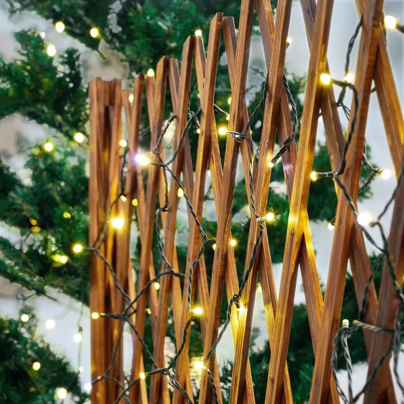 Łańcuch świetlny LED Lindby Kaloyan, sącieniany, 200 lampek, 2,3 m