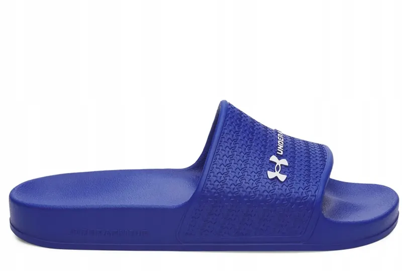 UNDER ARMOUR klapki gumowe UA ARMR SLIDE LITE niebieskie (42.5)