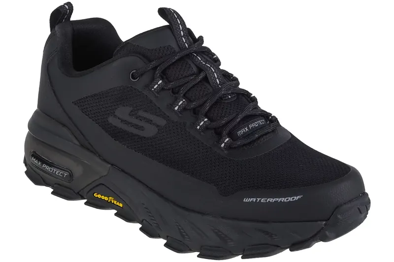 Skechers Max Protect-Fast Track 237304-BBK, Męskie, Czarne, buty sneakers, przewiewna siateczka, rozmiar: 41