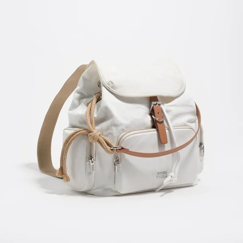 Plecak Pocket nylon biały
