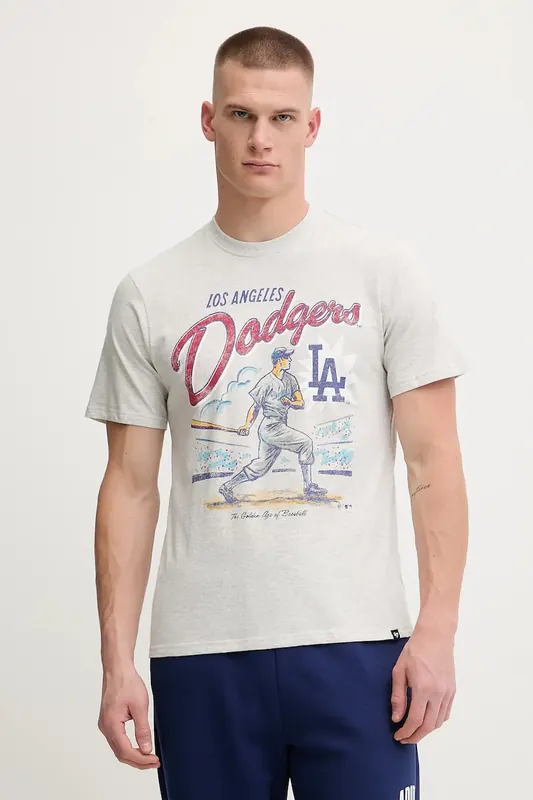 47 brand t-shirt bawełniany MLB Los Angeles Dodgers
